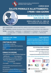 Salute primale e allattamento: i primi 1000 giorni